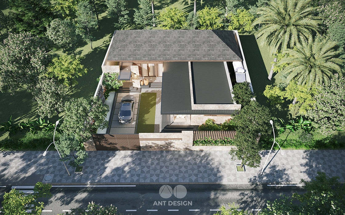 Tổng thể mặt bằng farmstay phan thiết từ flycam