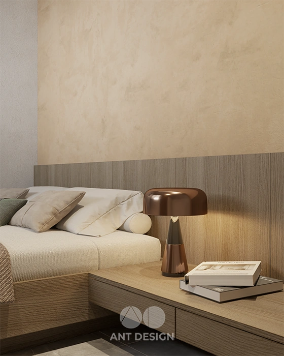 Tab đầu giường và đèn ngủ kim loại cao cấp