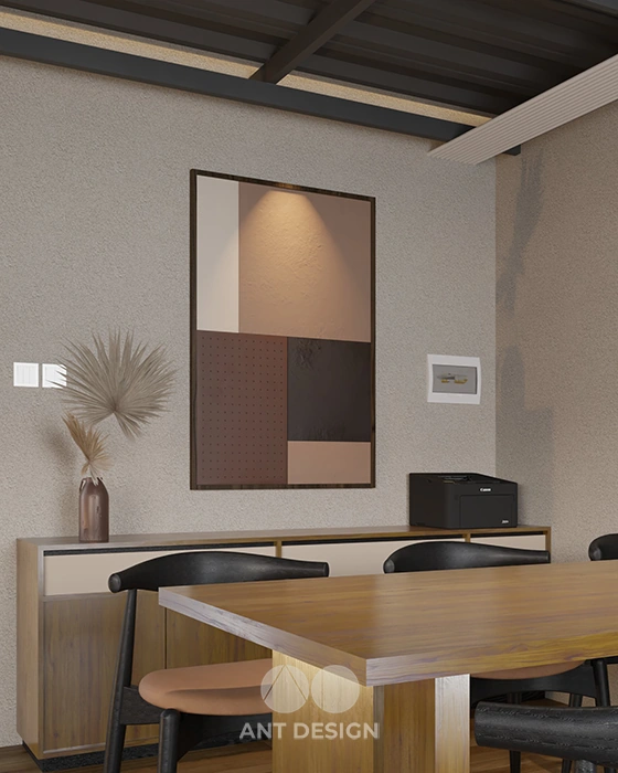 Tranh trang trí tối giản tạo điểm nhấn văn phòng