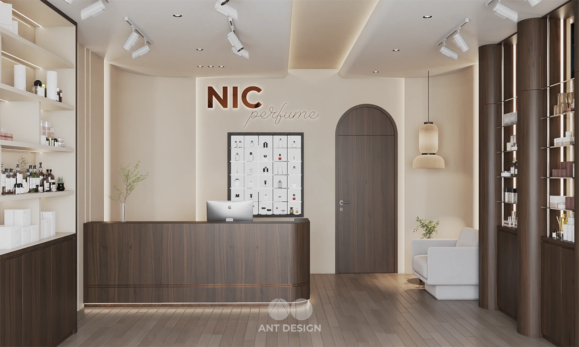 Thiết kế thi công shop nước hoa trọn gói chuyên nghiệp