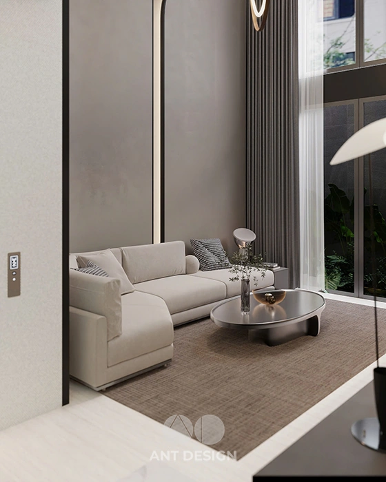 Bộ sofa cao cấp cho phòng khách nhà phố sang trọng